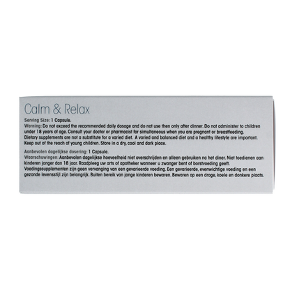 ReAge Calm & relax 60.00 Capsules