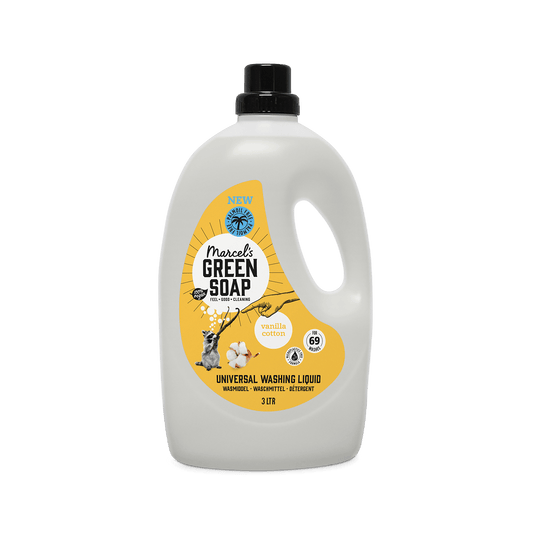 Marcel's Green Soap Wasmiddel vanille & katoen 3000 Milliliter