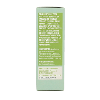 Sana Hemp Juice CBD A tinctuur  30 Gram