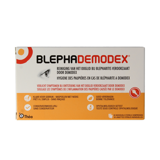 Diversen Blephademodex reiniging tissues 30 Stuks
