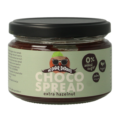 No Sugar Daddies Chocopasta hazelnoot bio 200.00 Gram