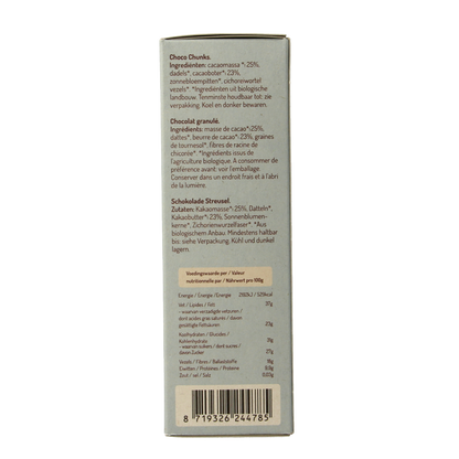 No Sugar Daddies Choco chunks melk bio 180 Gram
