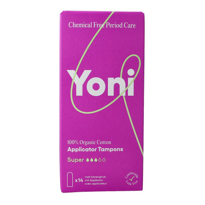 Yoni Tampons super met applicator 14.00 Stuks