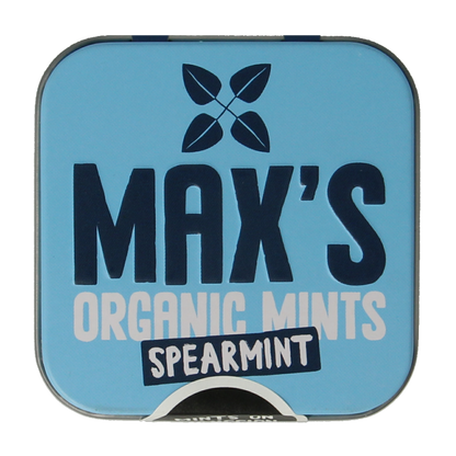 Max mints Spearmint blikje vierkant bio 35 Gram