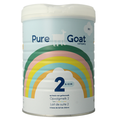 Pure Goat Opvolgmelk 2 bio 800 Gram