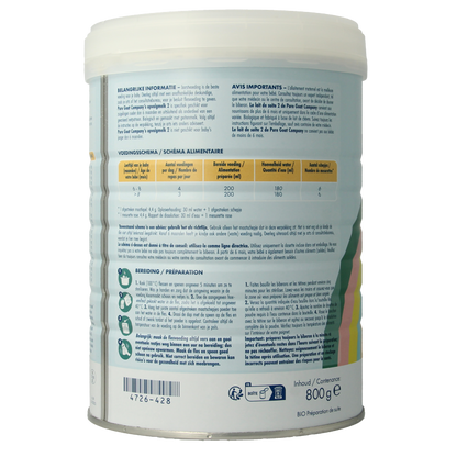 Pure Goat Opvolgmelk 2 bio 800 Gram