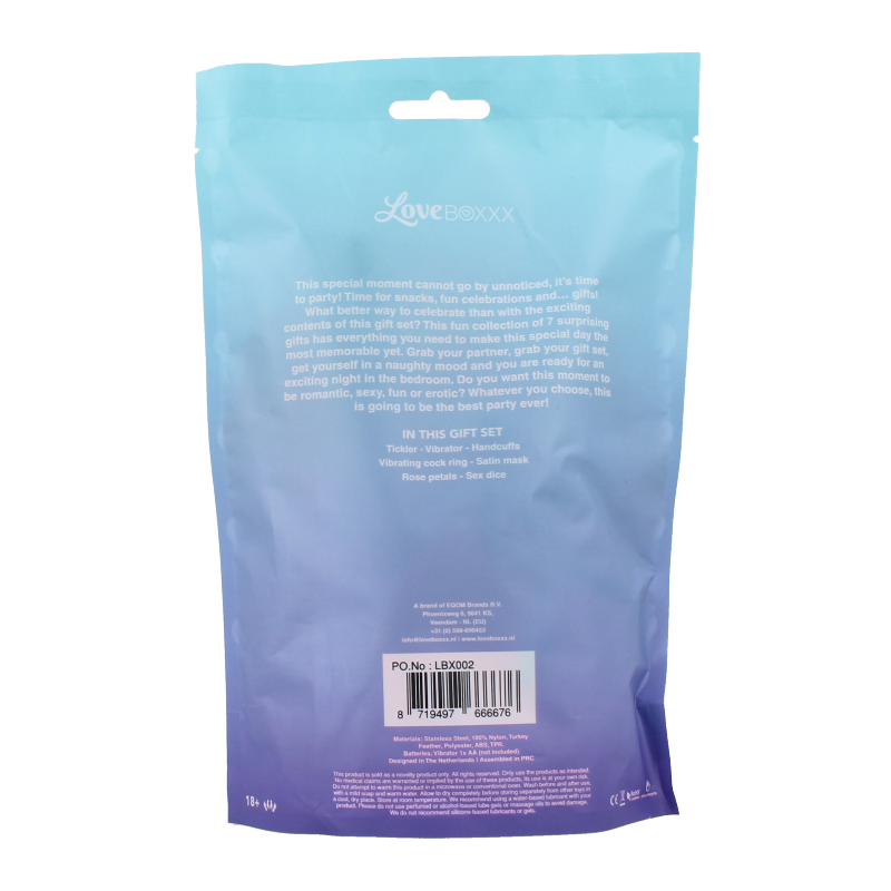 Loveboxxx Lets celebrate set 1 Stuks