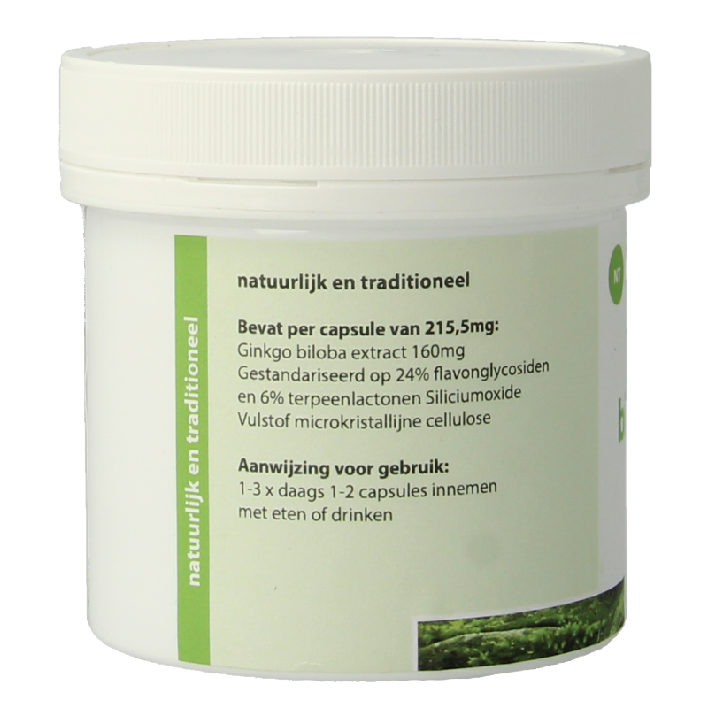 Natuurapotheek Ginkgo biloba 24% 160mg 100 Capsules