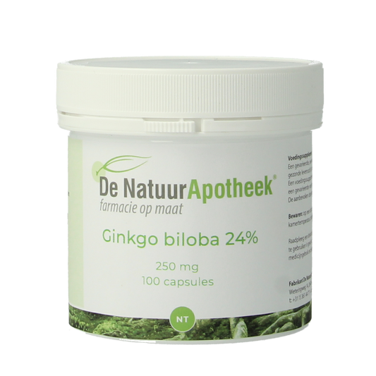 Natuurapotheek Ginkgo biloba 24% 250mg 100.00 Capsules