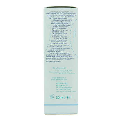Dermolin Dagcreme zeer droge huid 50 Milliliter