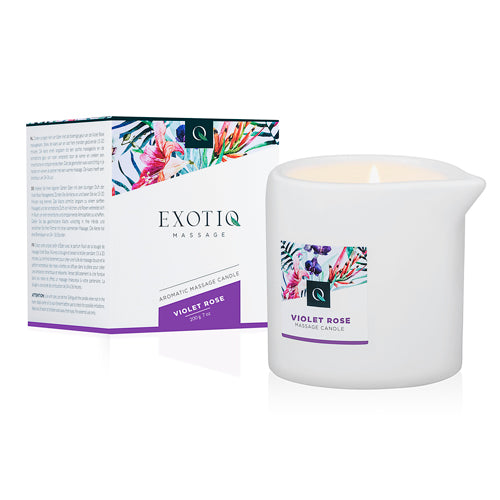 Exotiq Massagekaars violet rose 200 Gram