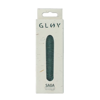 Glov Saga eco bullet vibrator groen 1.00 Stuks