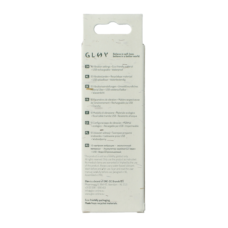 Glov Hana eco g-spot vibrator groen 1 Stuks