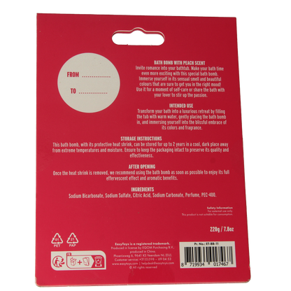 EasyToys Badbruisbal peachy 1 Stuks