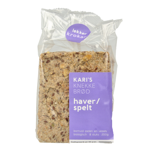 Kari's Crackers  Knekkebrod haver/spelt bio 200 Gram