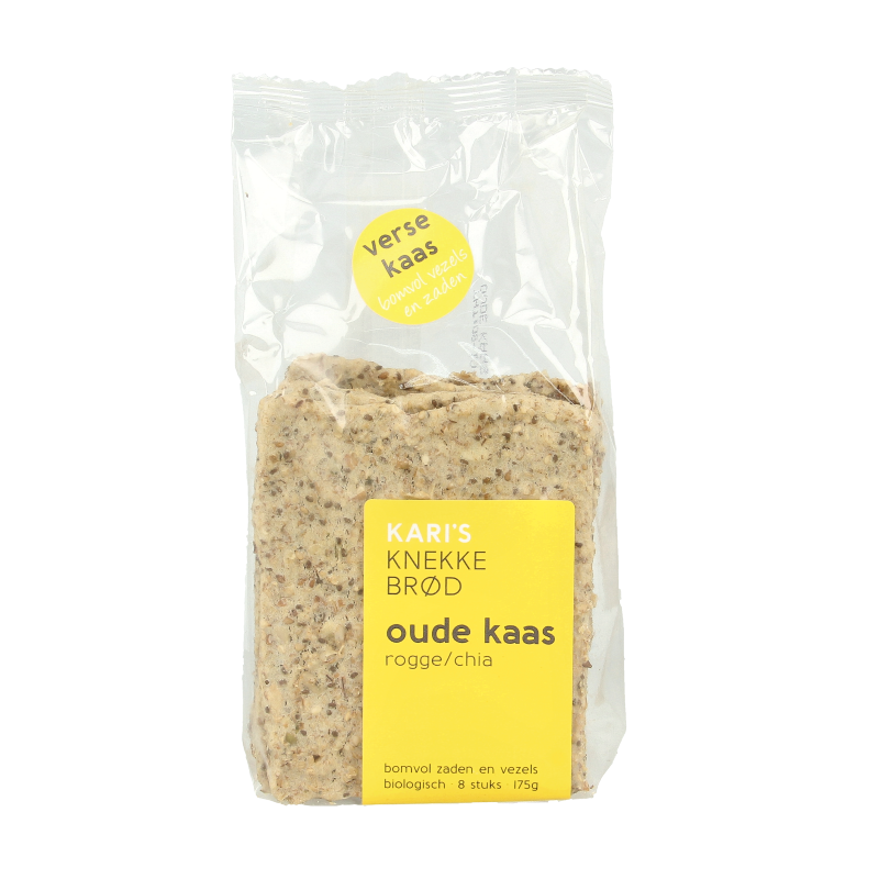 Kari's Crackers  Knekkebrod oude kaas bio 175 Gram