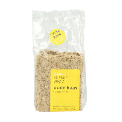 Kari's Crackers  Knekkebrod oude kaas bio 175 Gram
