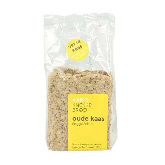 Kari's Crackers  Knekkebrod oude kaas bio 175 Gram