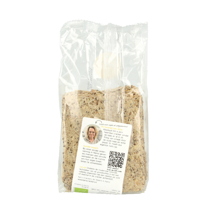 Kari's Crackers  Knekkebrod oude kaas bio 175 Gram