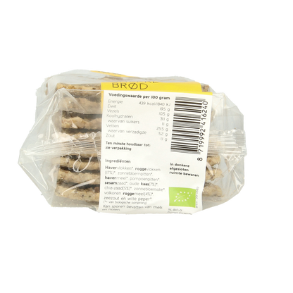 Kari's Crackers  Knekkebrod oude kaas bio 175 Gram