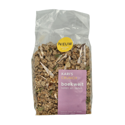 Kari's Crunch  Granola boekweit noot zaad bio 330 Gram