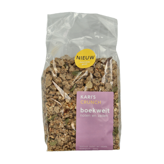 Kari's Crunch  Granola boekweit noot zaad bio 330 Gram