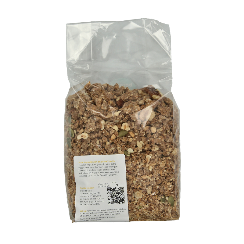Kari's Crunch  Granola extra vezels eiwit bio 330 Gram