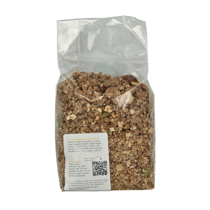 Kari's Crunch  Granola extra vezels eiwit bio 330 Gram