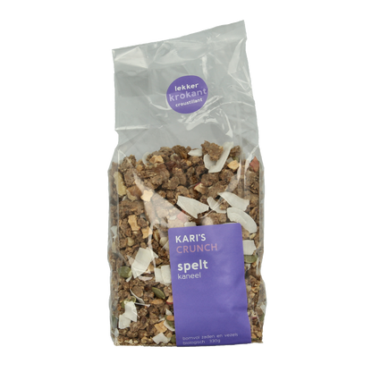 Kari's Crunch  Granola spelt kaneel bio 330 Gram