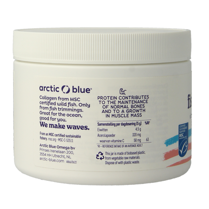 Arctic Blue Viscollageen poeder MSC aardbei 150 Gram