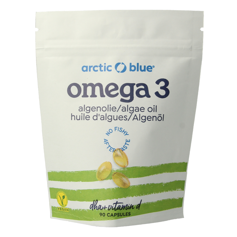Arctic Blue Algenolie DHA met vitamine D 90 Capsules