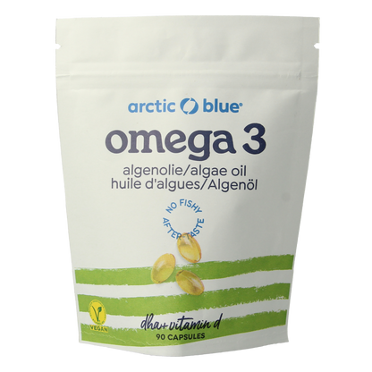 Arctic Blue Algenolie DHA met vitamine D 90.00 Softgels