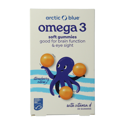 Arctic Blue Omega 3 gummy DHA EPA vitamine D 30.00 Gummies