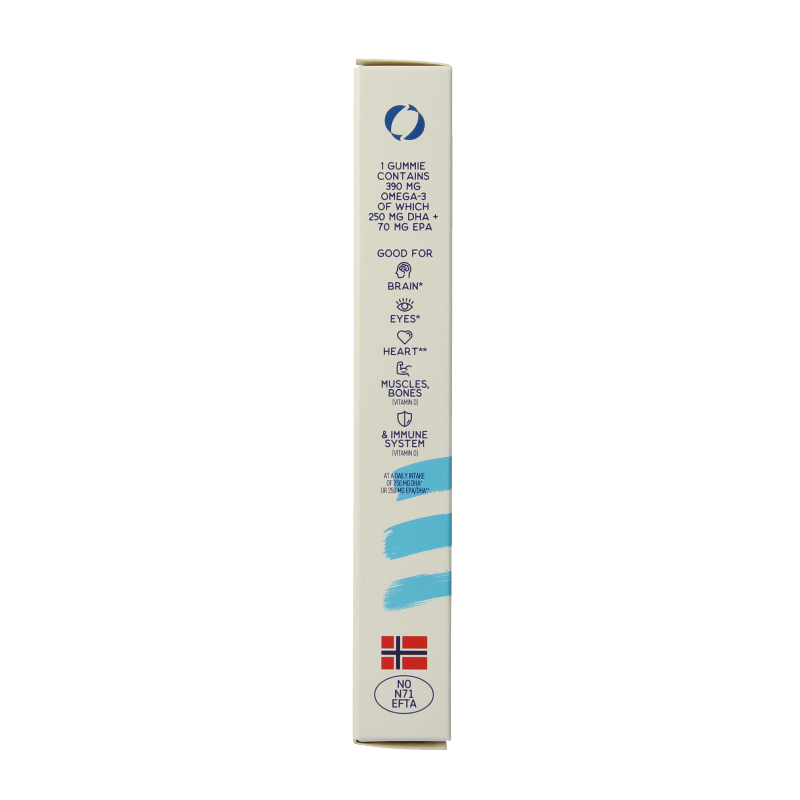 Arctic Blue Omega 3 DHA, EPA en vitamine D 30 Gummies