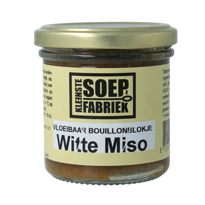 Kleinstesoepfabriek Vloeibaar bouillonblokje witte miso 150 Milliliter