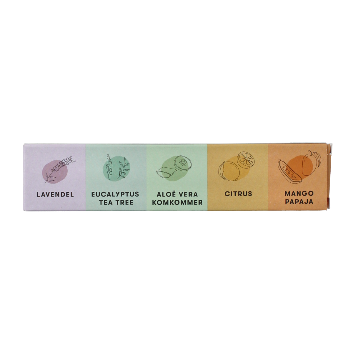 Shampoobars Shampoo bars proefpakket 5 x 12 gram 50.00 Gram
