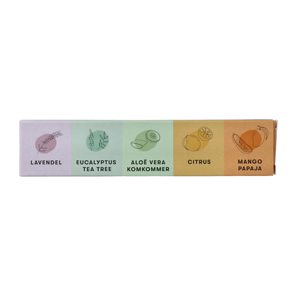 Shampoobars Shampoo bars proefpakket 5 x 12 gram 50.00 Gram