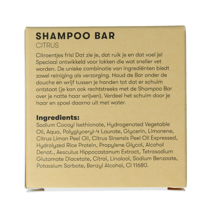 Shampoobars Shampoo bar citrus 60.00 Gram