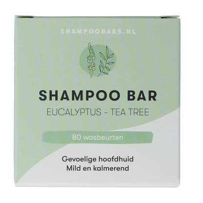 Shampoobars Shampoo bar eucalyptus & tea tree 60.00 Gram