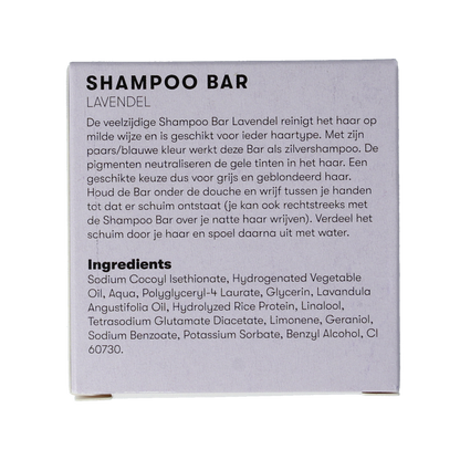 Shampoobars Shampoo bar lavendel 60.00 Gram