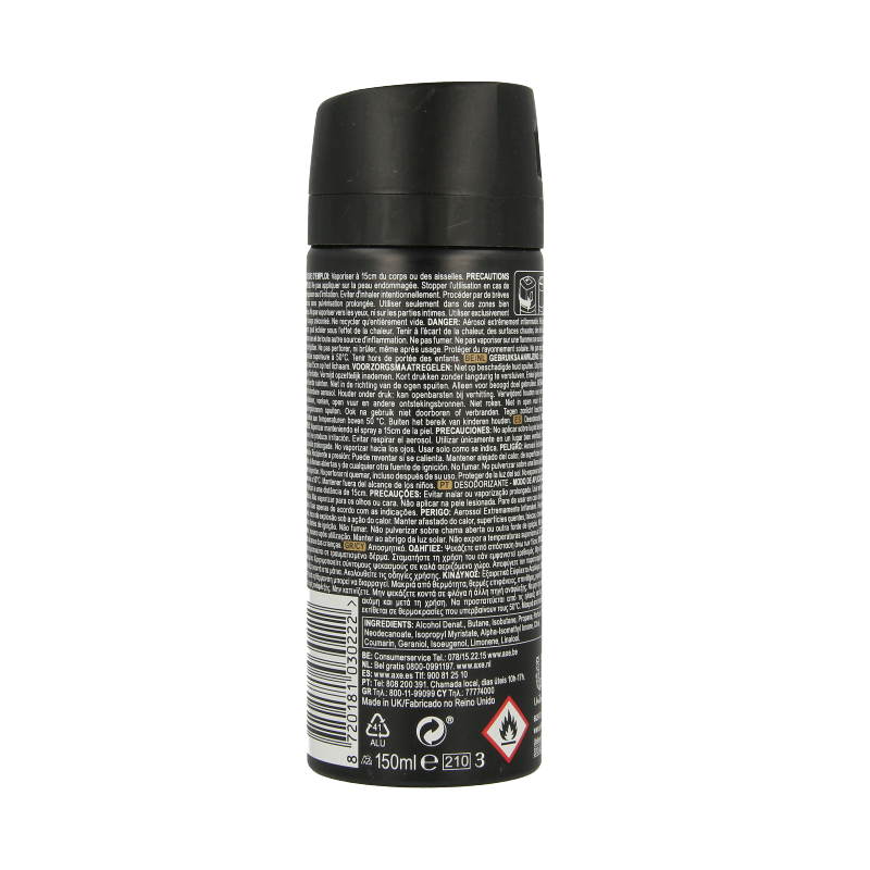 AXE Deodorant bodyspray gold temptation 150 Milliliter