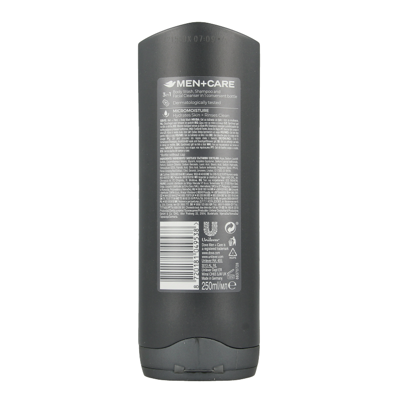Dove Shower men + care sport endurance 3 in 1 250 Milliliter