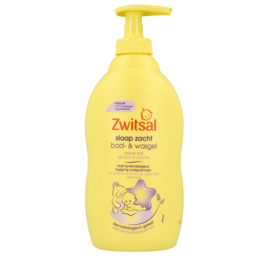 Zwitsal Bad/wasgel lavendel 400 Milliliter