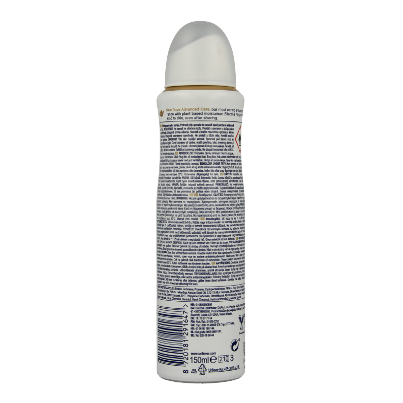Dove Deodorant spray matcha & sakura 150 Milliliter