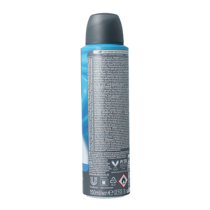 Dove Deodorant spray men+ care clean comfort 0% 150 Milliliter