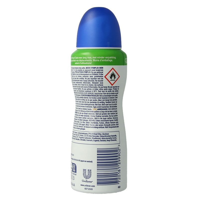 Rexona Deodorant spray compressed original 100 Milliliter