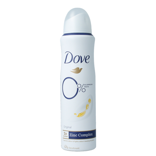Dove Deodorant spray original 0% 150 Milliliter