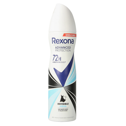 Rexona Deodorant spray invisible aqua 150 Milliliter