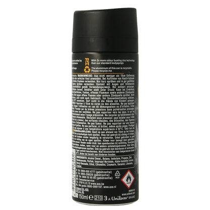 AXE Deodorant bodyspray black vanilla 150 Milliliter