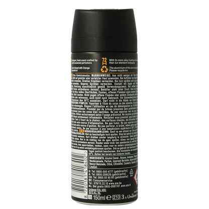 AXE Deodorant bodyspray black vanilla 150 Milliliter